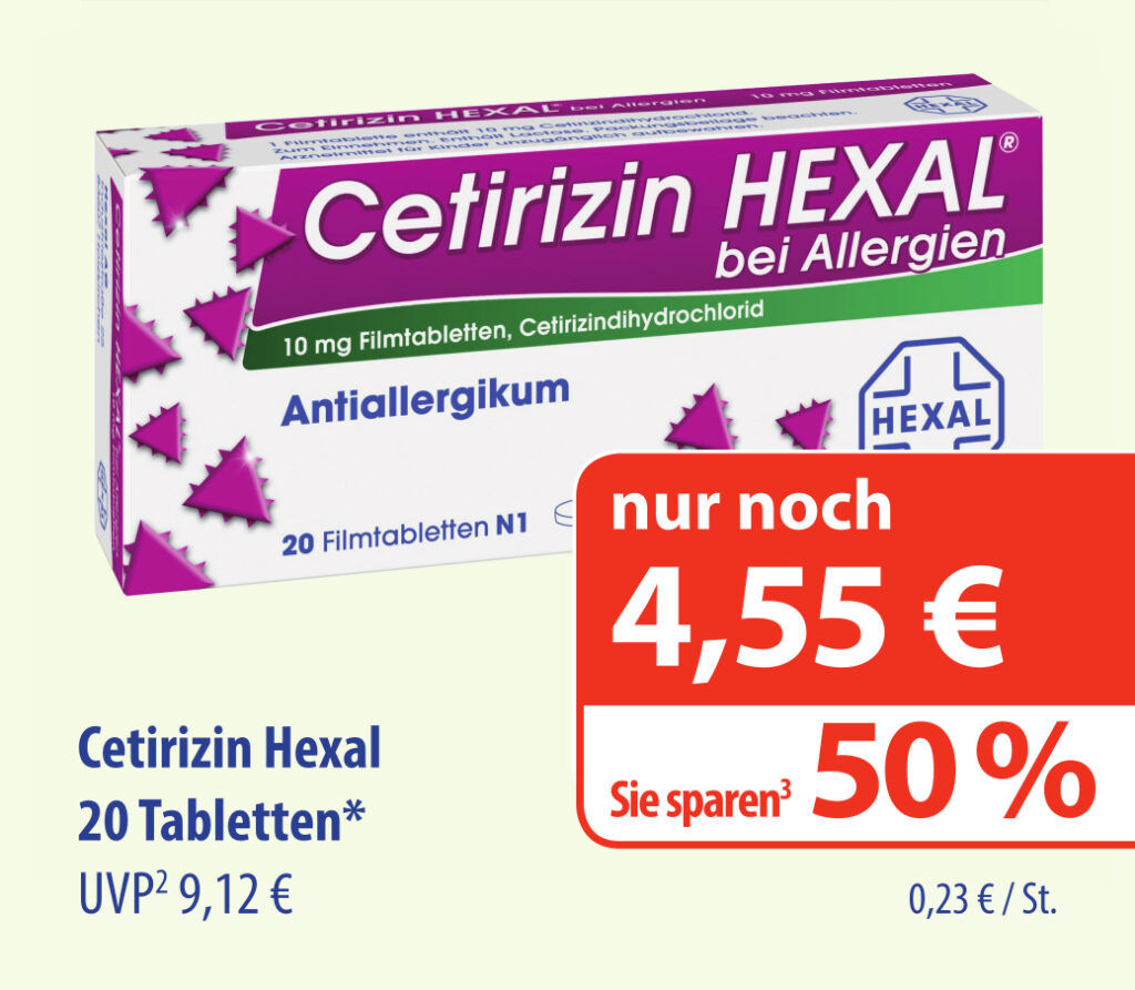 Apotheke Illertissen Angebot Cetirizin Hexal
